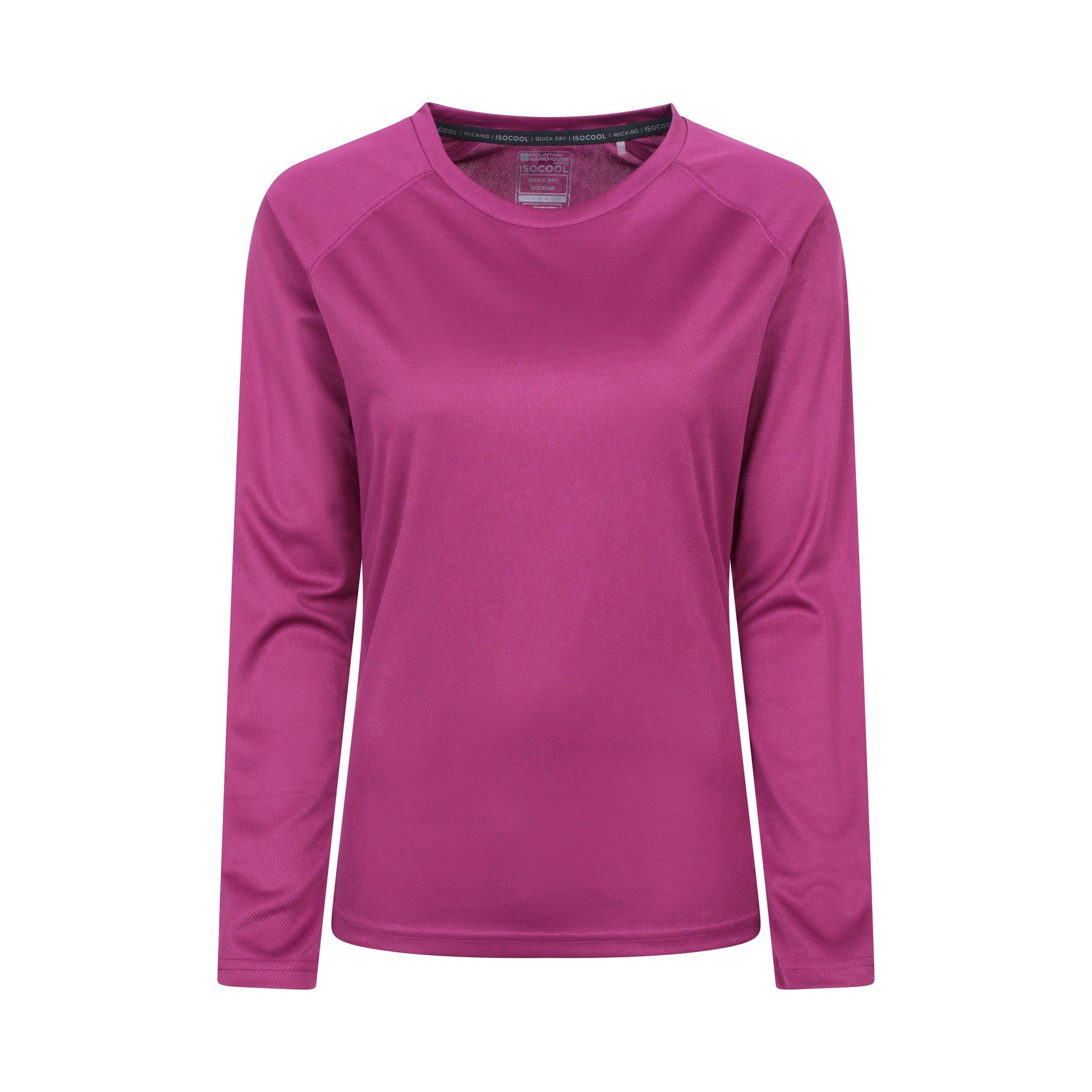 Mountain Warehouse - "Endurance" Oberteil für Damen Langärmlig (Violett)