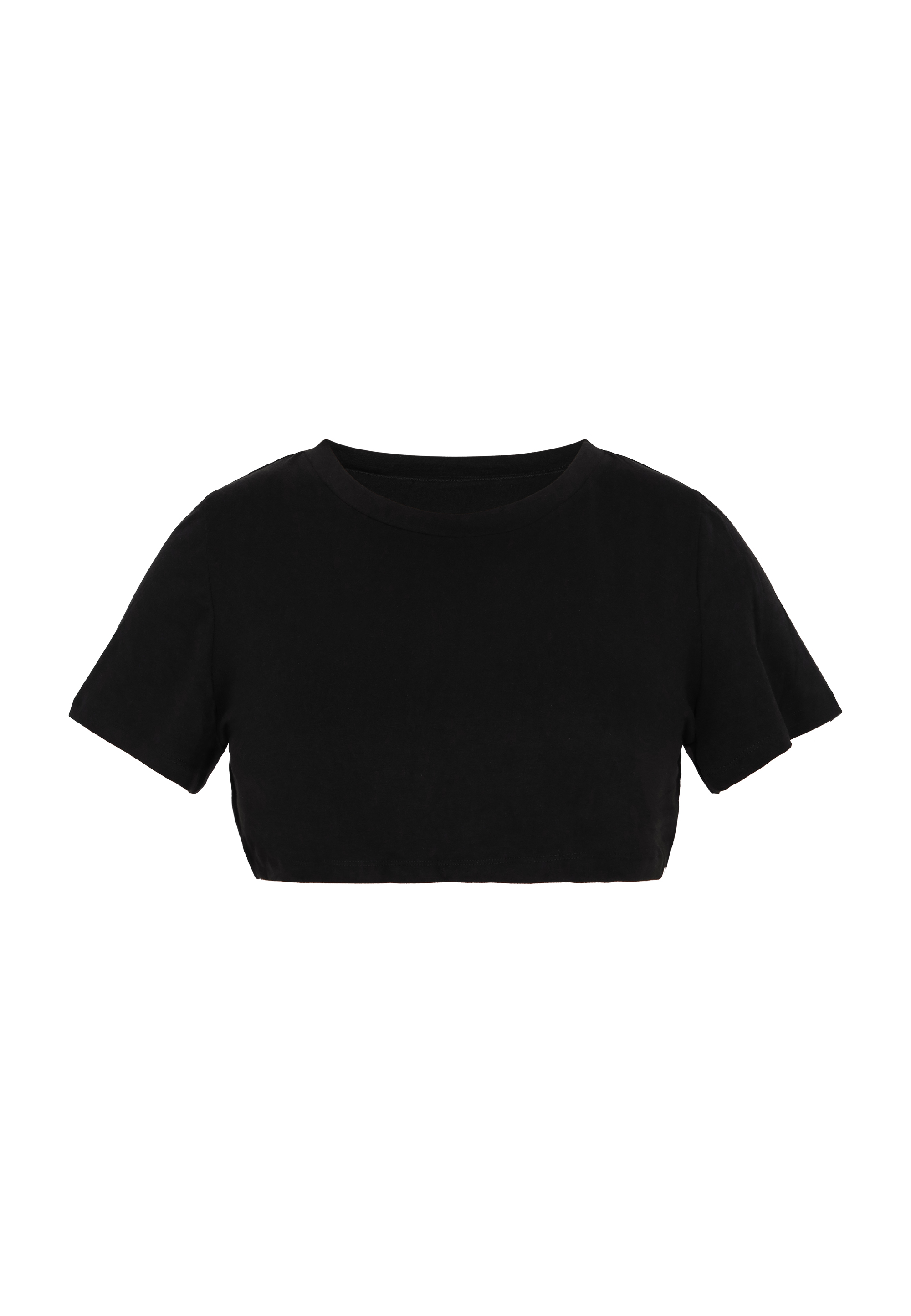 Mymo Crop-Top in großen Größen Frauen Schwarz Image