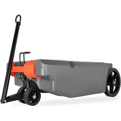 Rhino 36-Gallon Portable Camper/RV Tote Tank - Features 2 Steerable No-Flat Front Wheels & Built-in