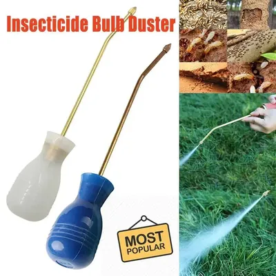 Bulb Shape Powder Dispenser Garden Termite Killer Repelg Diatoeous Gardening Duster Sprayer Pest