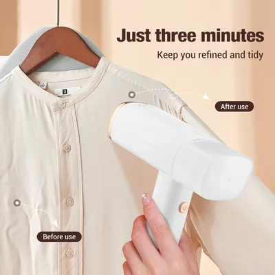 Portable Steam Iron For Clothes Handheld Electric Garment Steamer Cleaner Foldable Flat Ironing