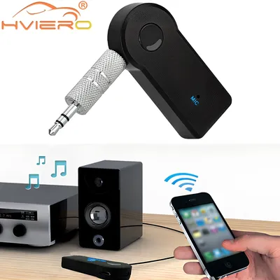 1PCS Wireless Bluetooth Music Audios 5.0 Receiver 3.5mm Streaming Car A2DP Headphone AUX Adapter