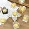 10/20Pcs Eid Mubarak Candy Boxes Chocolate Tray Truffle Wrapping Papers Hollow Packaging Box Muslim