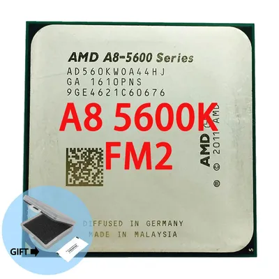 AMD A8 5600K 5600 3.6GHz AD560KWOA44HJ 100W Processor HD 7560D Quad Core Socket FM2