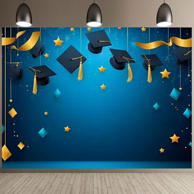The photography background for the graduation party in 2025 is very suitable for outdoor and indoor