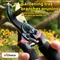 SK-5 Steel Bypass Pruner 10" (25cm) Professional Garden Shears for Trees Shrubs Vines Anti-Rust