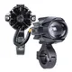 Mini faretto per moto Evidenzia faro LED esterno Faretto bianco e giallo bicolore 15W 1500LM Faro per moto