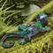 Décoration murale Gecko en résine de 10 pouces, décoration de cour de jardin, art de jardin de