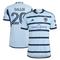 Men's adidas Daniel Salloi Light Blue Sporting Kansas City 2023 Hoops 4.0 Authentic Player Jersey