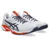 Tennisschuh ASICS "SOLUTION SPEED FF 3", Gr. 49, weiß, grauish lila, Textil, Synthetik, sportlich, Schuhe