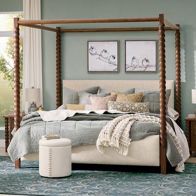 English Twist Canopy Bed - Queen - Grandin Road