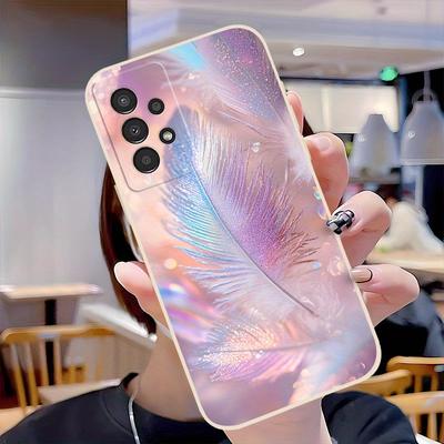 TEMU Soft Phone Case For A55 5g/a54 5g /a53 5g/a52/a35/a34/a33/a32/a25/a24/a23/a22/a16/a15/a14/a13/a06/a05/a04 Cute Printed Couples-h4261 Image