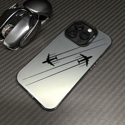 TEMU Aircraft Comfortable To Hold, Bright Surface, 6 Stylish Color, High- Protective Cases For /15/14/13/12/11/x/7 And Other Series, Shockproof, Counter Slip, Lightweight, Pc Material Image
