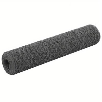 TEMU Wire Fence Steel With Pvc Coating 25x0.75 M Grey Image