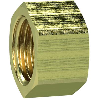 Riegler - Verschlusskappe (Sechskant-Ausführung), g 1/8, sw 13, Messing, MSVK18 Image