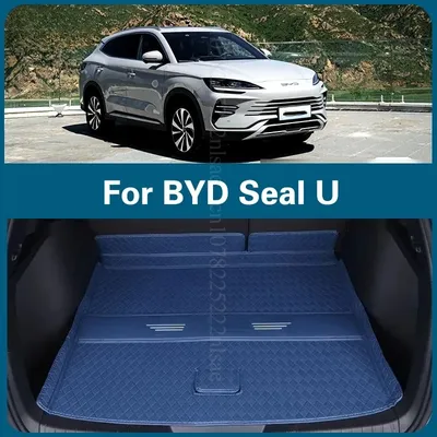 Car Trunk Mat For BYD Seal U EV 2025 SongPlus DMI Cargo Boot Liner Tray Waterproof Bottom Protector