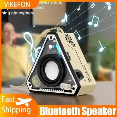 Tragbarer Mini Cool Wireless Bluetooth Lautsprecher Subwoofer HiFi 360° ° Surround Sound Outdoor Image