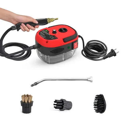 2500 W tragbarer Handdampfreiniger, Hochtemperatur-Druckdampfreinigungsmaschine mit Bürstenköpfen Image