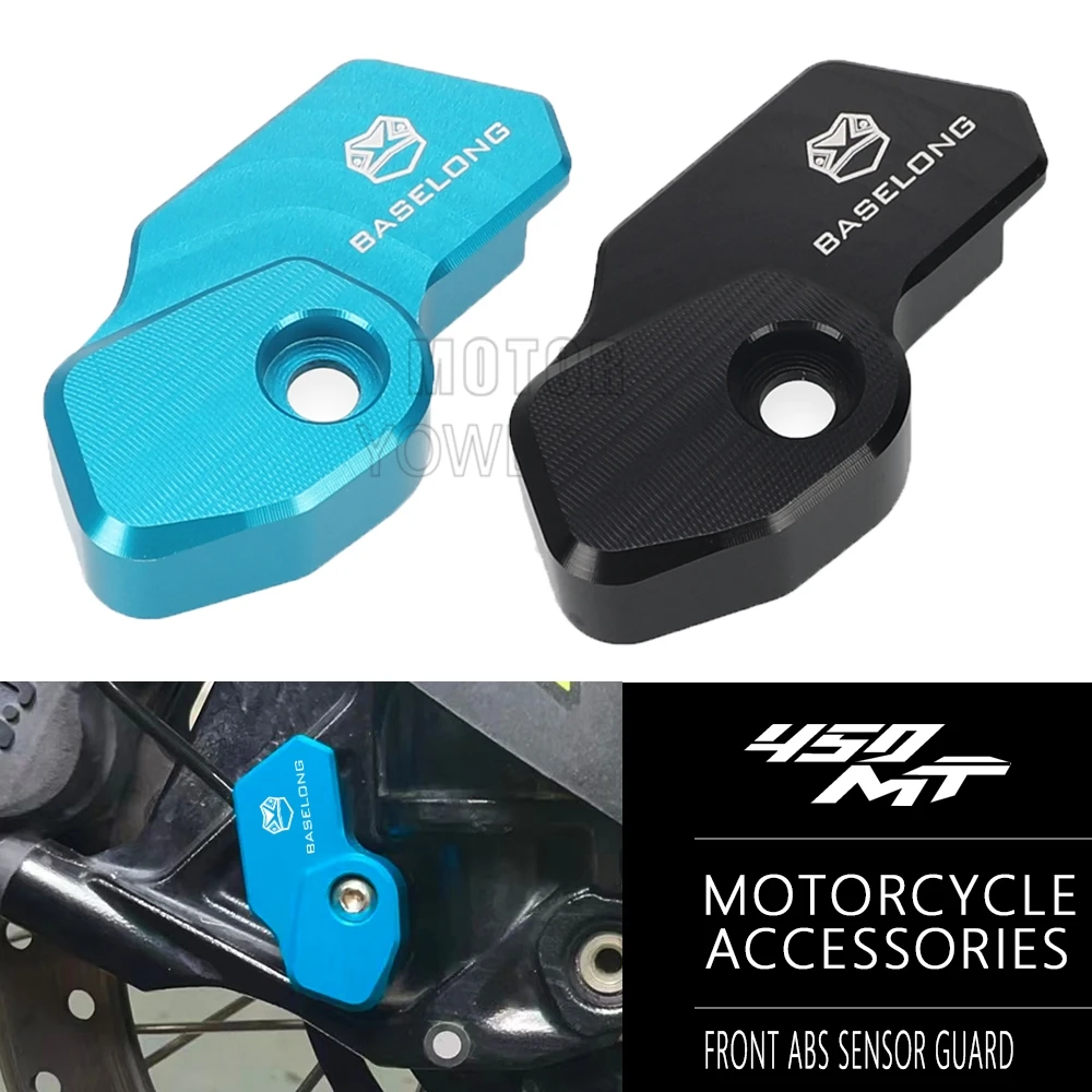 FÜR CFMOTO CF MOTO 450MT Motorrad Vorne ABS Sensor Schutz Abdeckung Schutz Bremssattel 450MT CF450MT IBEX 450 2024 2025 2026 Image
