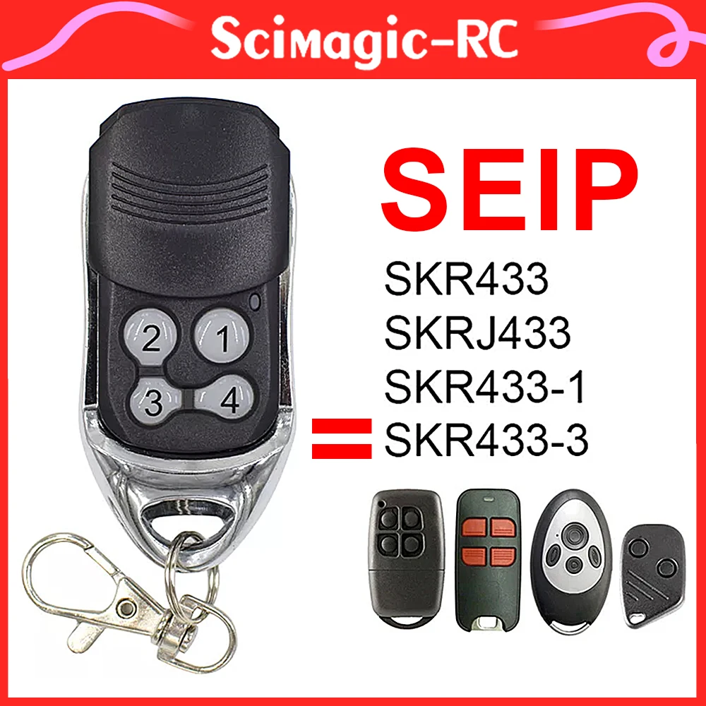 Garagentor fernbedienung für seip SKR433-3 B43A023004-3 skrj433 skr433 skr433-1 433,92 mhz rolling code sender Image