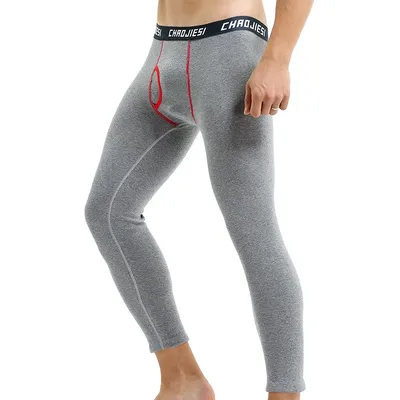 Winter lange Unterhosen Herrenunterwäsche verdickte Fleecehosen einzelne Jugend eng anliegende Thermohosen Linie Hosen Leggings Baumwollpfanne Image