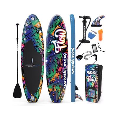 SereneLife Serenelife Pink Free Flow Inflatable Stand Up Paddle Board