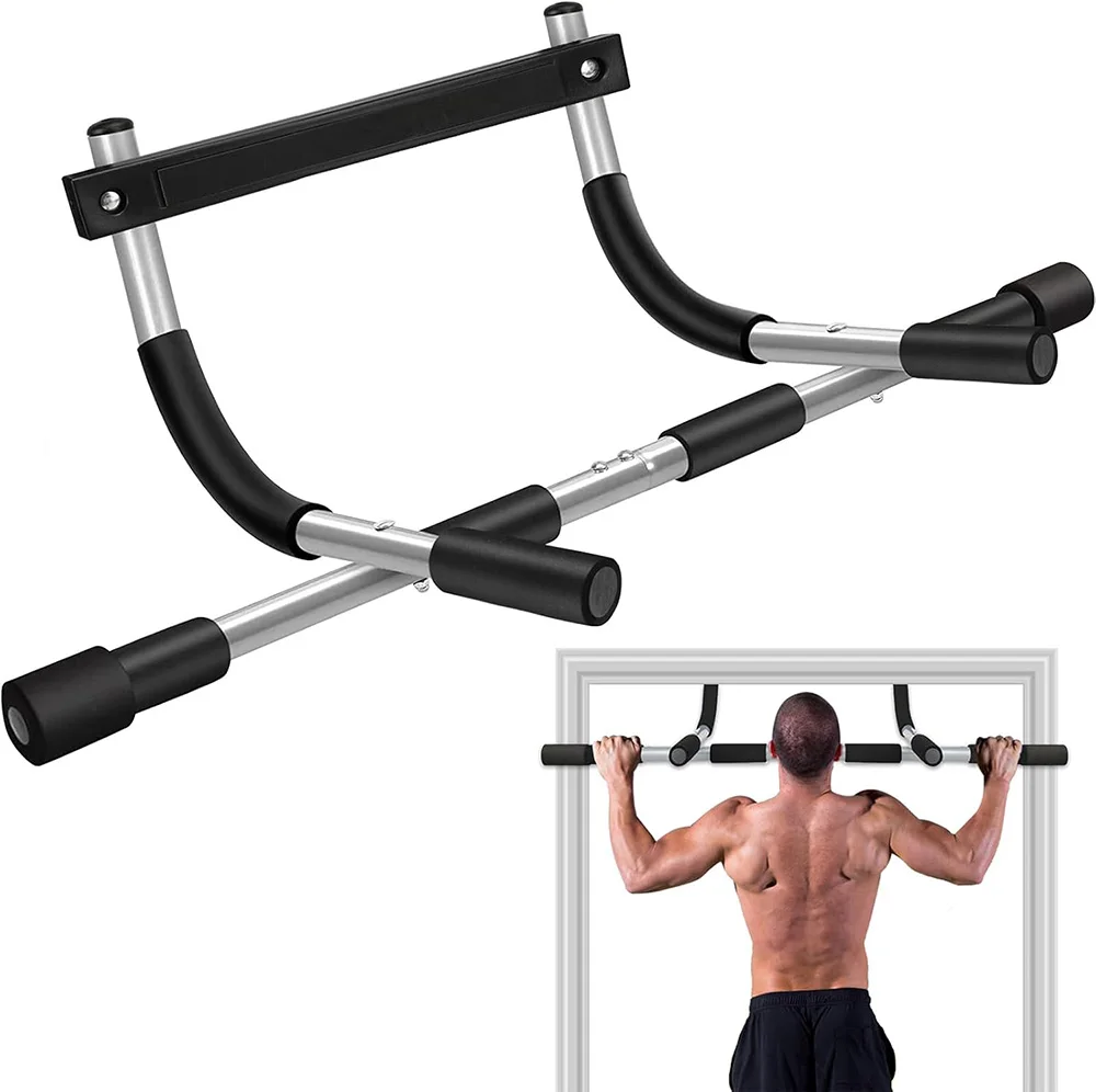 Upgrade Pull Up Bar für Tür Tragbare Oberkörper Workout Bar Krafttraining Türrahmen Pull-up Bars Fitnessgeräte Image