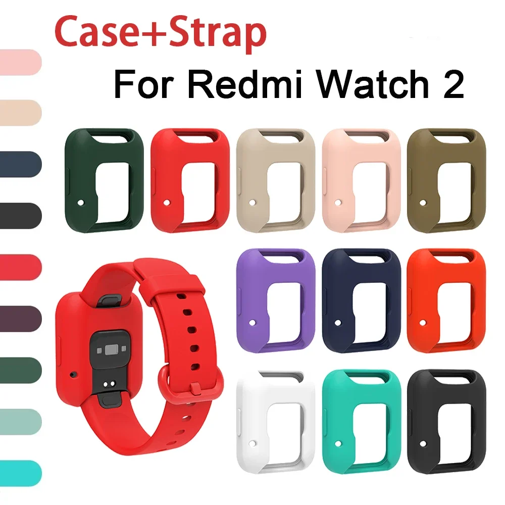 Silikon Armband Für Redmi Uhr 2 Lite Schutzhülle Smart Uhr Band Sport Armband Fitness Armband Ersatz Zubehör Image