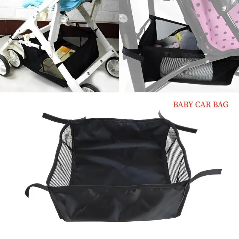 Tragbare Baby Kinderwagen Korb Neugeborenen Kinderwagen Hängenden Korb Infant Kinderwagen Zubehör Kinderwagen Boden Korb Organizer Tasche Image