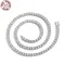Hip-Hop 1 Row Cz Tennis Chain Bracelet Necklace Cubic Zircon Iced Out 3Mm 4Mm 5Mm 925 silver 18K