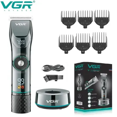 VGR 15 Motor Speed Adjustable Hair Trimmer Beard Hair Clipper Electric Barber Haitcut Machine
