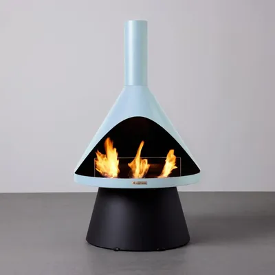Lloyd Modern Gel Fuel Fireplace |Clean Burning and Smoke-Free | Portable and Freestanding |