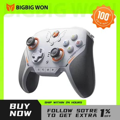 BIGBIGWON Blitz 2 TMR Star Flash Wireless Bluetooth Gamepads Somatosensory Controllers 2000HZ For NS