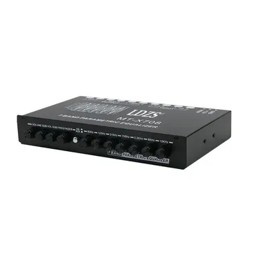 7 Band Car Equalizer Multifunctional Car Audio Graphic EQ Tuning Crossover Amplifier Parametric Equalizer Car Audio Equaliz