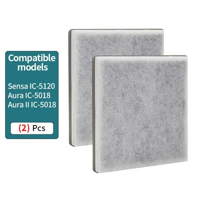 True HEPA/Activated Carbon Replacement Filter - Compatible with InvisiClean Aura IC-5018 and Sensa