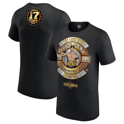 WWE John Cena WrestleMania 41 Winner T-Shirt - Schwarz - Herren Image