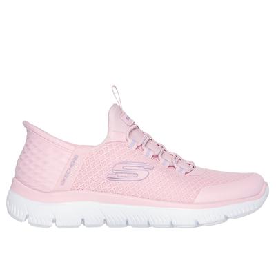 Skechers Girl's Slip-ins: Summits Sneaker | Size 2.0 | Light Pink | Textile/Synthetic | Machine Washable