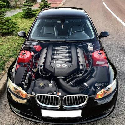 TEMU Engine V8 Car Hood Wrap, Car Hood Decal, Car Hood Sticker, Hood Wrap For Cars, Truck Hood Wrap, Bonnet Wrap, Car Hood Wrap Image