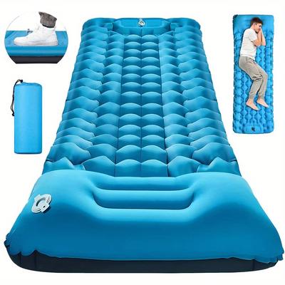 TEMU Self-inflating Sleeping Mat Air Mattress Camping Mat With Cushion Outdoor Image