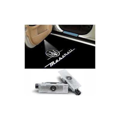 Stücke Willkommen Lichter Für Maserati Ghibli Levante Quattroporte Laser Projektor Led Lichter Logo Image
