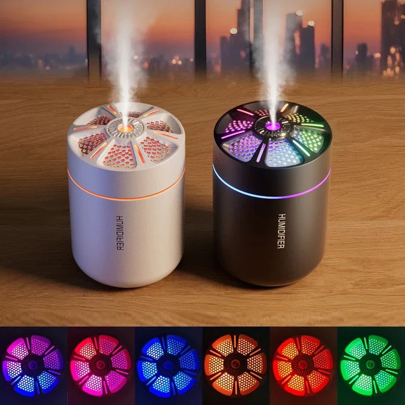 Mini Luftbefeuchter USB Elektrische 180ML Aroma Diffusor Ätherisches Öl Reiniger Aromatherapie Bunte Lichter Für Auto Hause Schlafzimmer Image