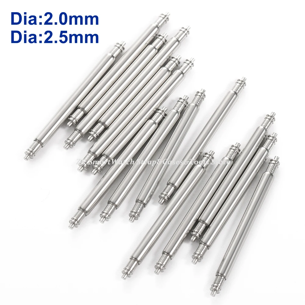 Für SKX007 Uhrenarmband Federstege Durchmesser 2,0 mm 2,5 mm für SKX007 SKX009 Schildkröte Uhrengehäuse Uhrenarmband 20 mm 22 mm Bandgliederstifte Image