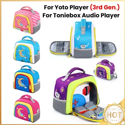 Träger für Toniebox Audio Player Starter Set Aufbewahrungstasche mit seitlicher Netztasche Schützen Image
