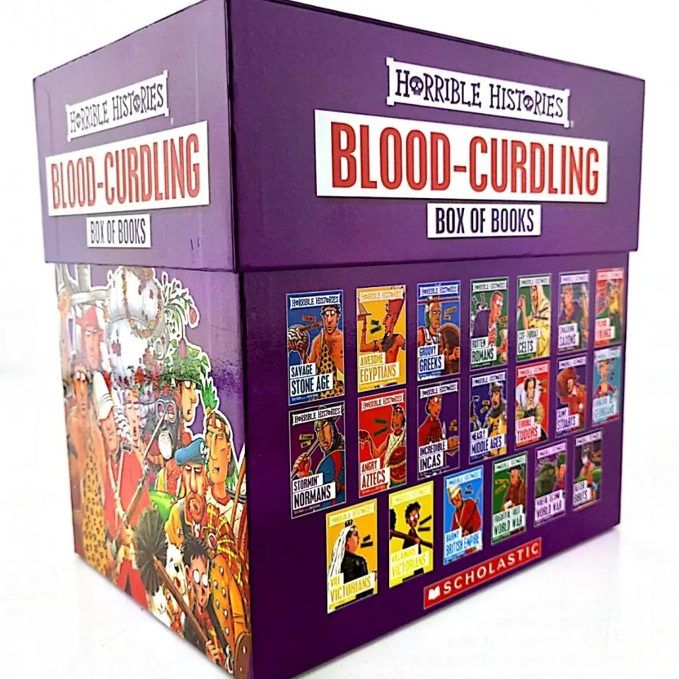 20 Bücher schreckliche Geschichten Blut gerinnung sbox Bücher Sammlung Original Englisch lesen Kinderbücher