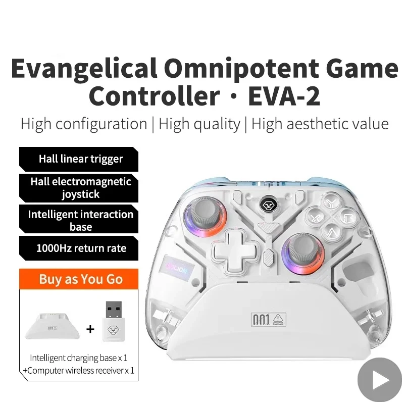 Gamepad Drahtlose Steuerung Bluetooth Controller Für Nintendo Schalter PC Mobile Android Telefon Gaming Halle Wirkung Joystick Game Pad Image