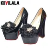 Sexy Frauen Pumps Lady Party Schuhe 16,5 cm hoch Suuare Heels Damen Disco Dance Heels Stiletto Größe 45 46 47 48 49 50