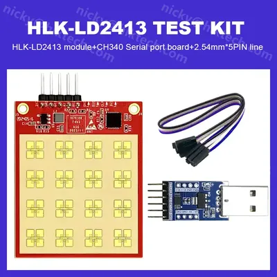 Free Ship Hi-Link 24G liquid level detection radar sensor module HLK-LD2413 10M contactless