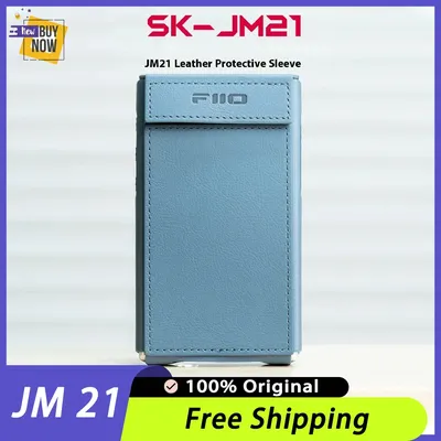 FIIO JM21 Music Player Original Leather Protective Cover Hood MP3 Protective Case Tempered Film