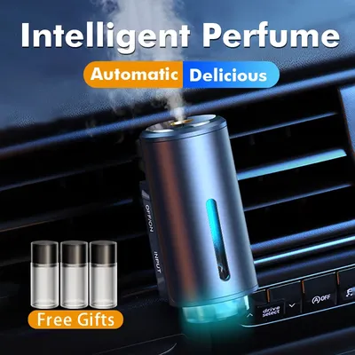 Car Electric Air Diffuser Aroma Car Air Vent Humidifier Mist Aromatherapy Car Air Freshener For