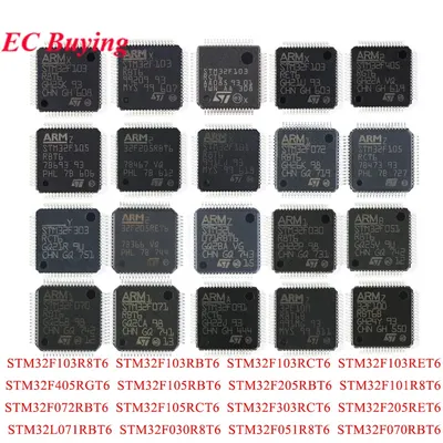 5Pcs/1pc STM32F103RCT6 STM32F405RGT6 STM32F103R8T6 STM32F103RBT6 STM32F103RET6 STM32F105RCT6